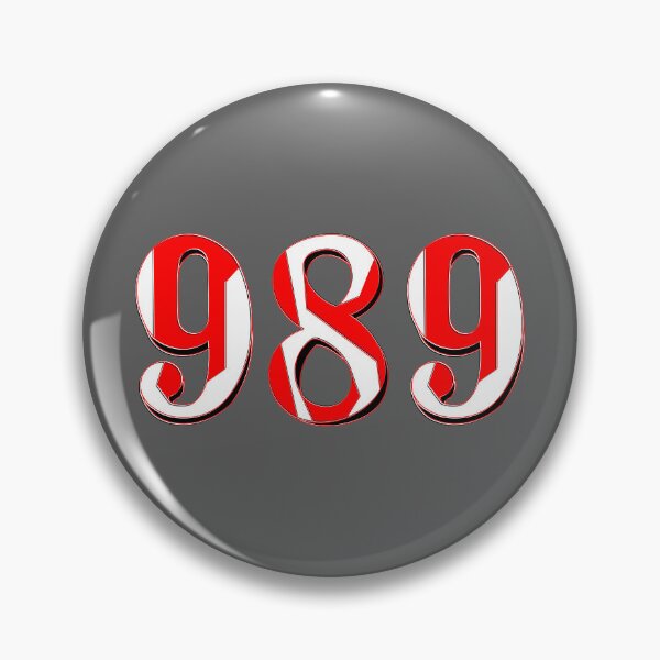 Item preview, number nine hundred and eighty nine digit 989 order sequence team member age designed and sold by 4rpixs.