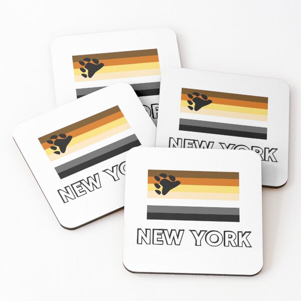 Item preview, Bear Pride Flag New York designed and sold by Inspirationmotivation.