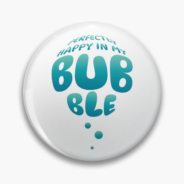 Item preview, Perfectly Happy in my Bubble - green version designed and sold by Secret-Worlds.