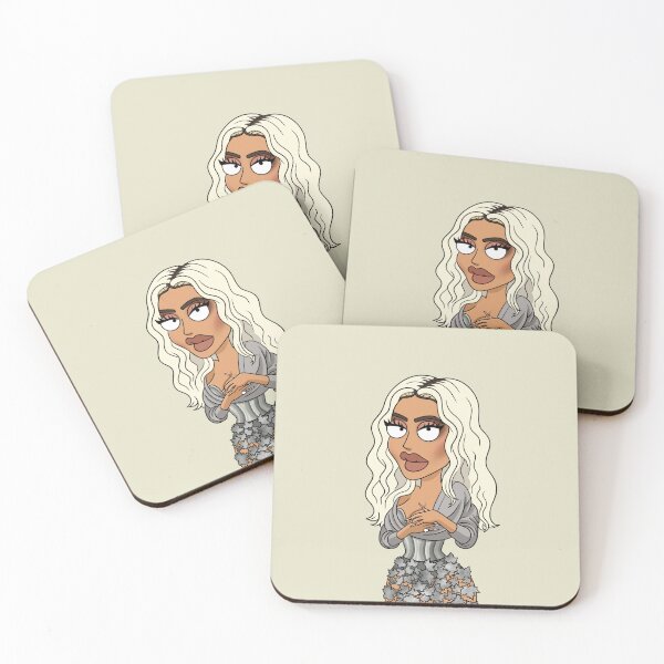 Item preview, Cartoon Kim Kardashian in Maison Margiela dress designed and sold by MariaPencilArt.