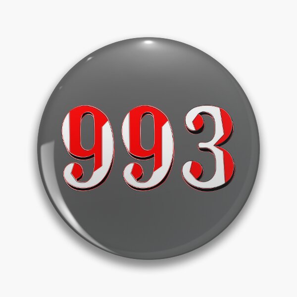 Item preview, number nine hundred and ninety three digit 993 order sequence team member age designed and sold by 4rpixs.