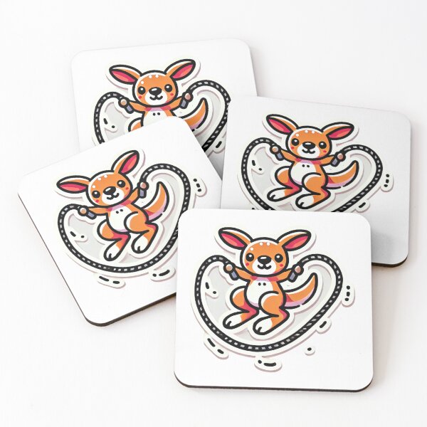 Item preview, Chibi Kangaroo Jumping Rope designed and sold by LuzCobal.