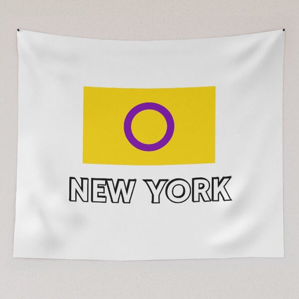 Item preview, Intersex Pride Flag New York designed and sold by Inspirationmotivation.