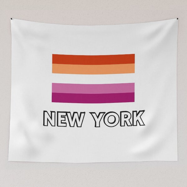 Item preview, Lesbian Pride Flag New York - New York City Lesbian designed and sold by Inspirationmotivation.