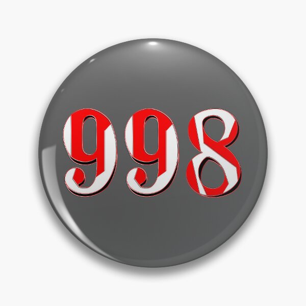 Item preview, number nine hundred and ninety eight digit 998 order sequence team member age designed and sold by 4rpixs.