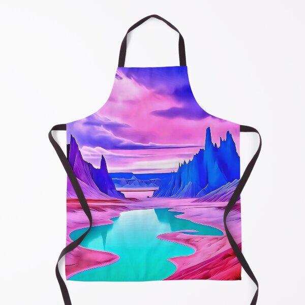 Item preview, "Surreal Oasis: A Journey Through the Pink and Blue Desert" designed and sold by MYTHIC PEEL STICKERS.