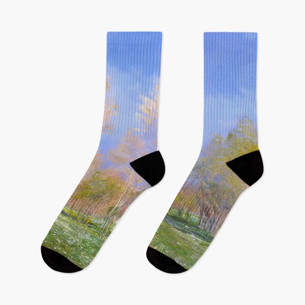 Item preview, Springtime in Giverny - 1890 - Claude Monet designed and sold by dottyshai.