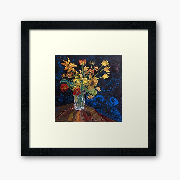 August Blooms Framed Art Print