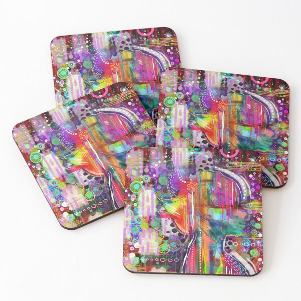 Item preview, Abstract Bohemian Beauty - Eclectic Art designed and sold by FeralLaFemme.
