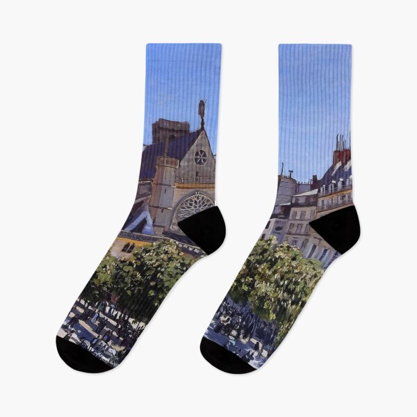 Item preview, St. Germain l'Auxerrois à Paris - 1867 - Claude Monet designed and sold by dottyshai.