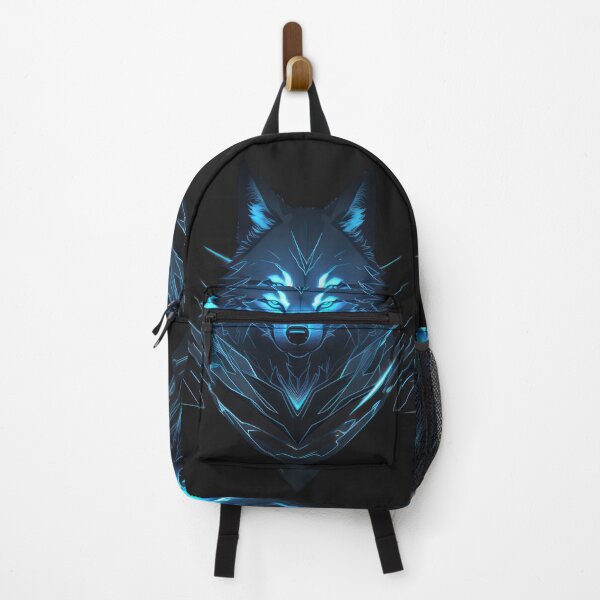 Item preview, Neon Blue Wolf: A Cinematic Masterpiece designed and sold by RvinJo8.