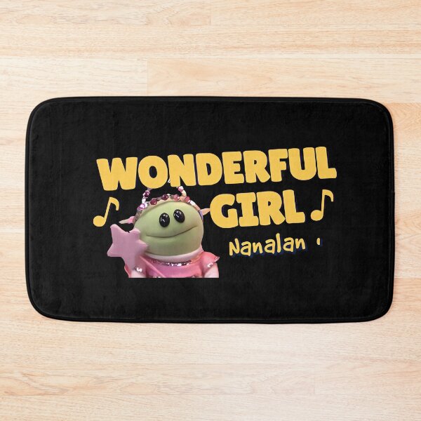 Item preview, Wonderful Girl Nanalan - Adorable Puppet Character Design from Beloved Children's TV Show - Whimsical and Charming Art for Kids and Fans of Nostalgic Entertainment designed and sold by FEBRICAST.