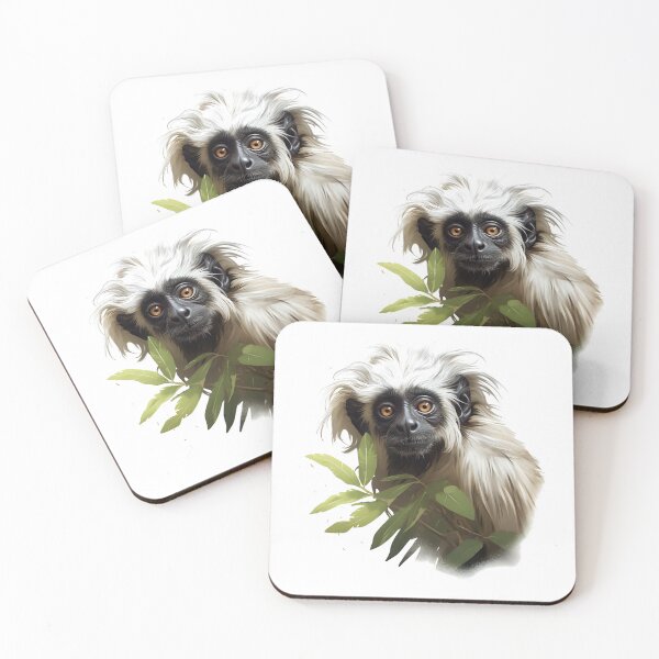 Item preview, Cotton-top tamarin, monkeys designed and sold by DerSenat.