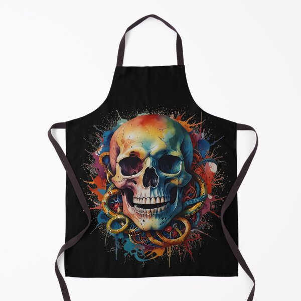 Item preview, Watercolour Skull Head designed and sold by FocusedArt.