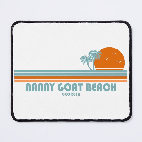 Item preview, Nanny Goat Beach Georgia Sun Palm Trees designed and sold by Esskay Designs.