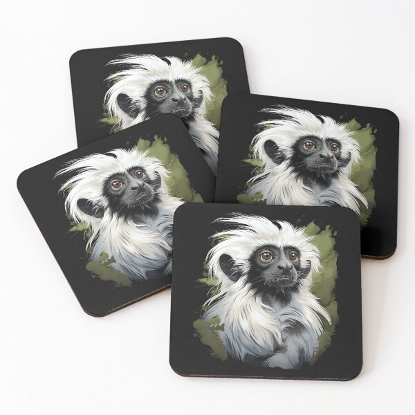 Item preview, Cotton-top tamarin, monkeys designed and sold by DerSenat.