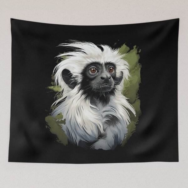 Item preview, Cotton-top tamarin, monkeys designed and sold by DerSenat.