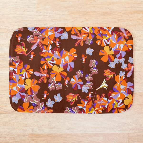 Item preview, retro flower pattern designed and sold by Celia Estampas.