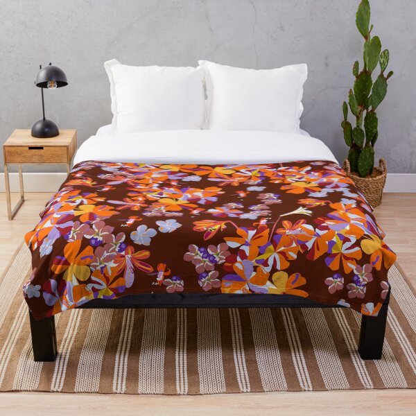 Item preview, retro flower pattern designed and sold by Celia Estampas.
