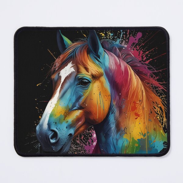 Item preview, Watercolour Horses Head paint Splash effect designed and sold by FocusedArt.