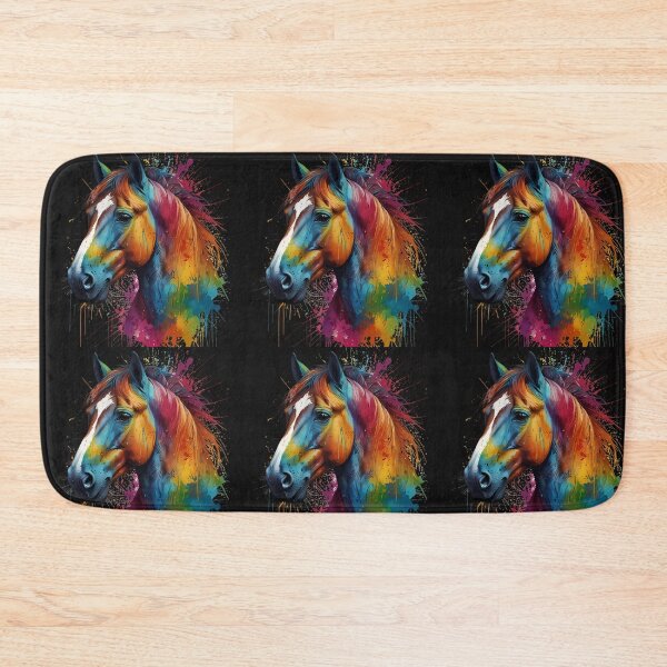 Item preview, Watercolour Horses Head paint Splash effect designed and sold by FocusedArt.