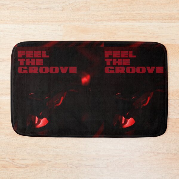 Item preview, Red Decks Feel The Groove Text designed and sold by eddiebarronshop.