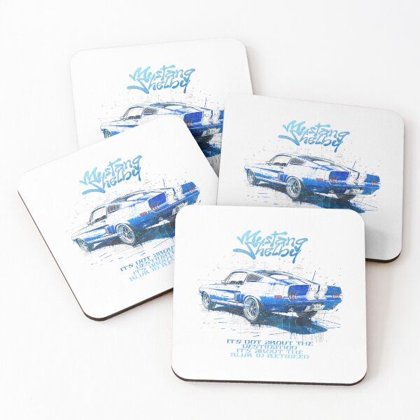 Item preview, Shelby Mustang | Rayas azules y blancas | Camisa designed and sold by Merchbid ..