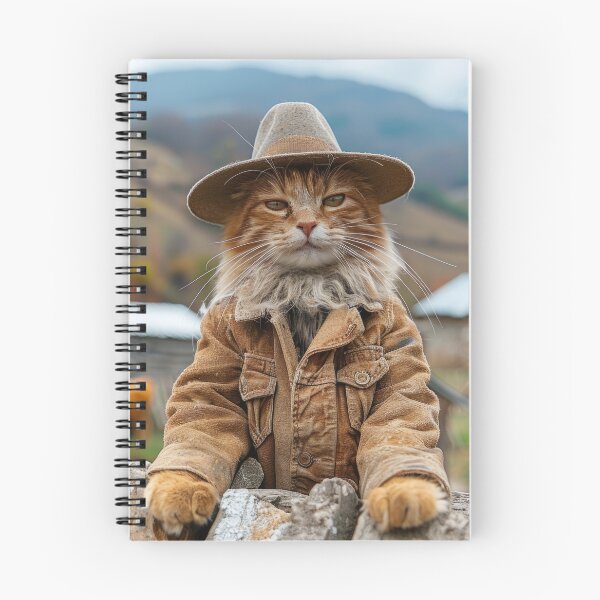 Item preview, Cat Portrait - Farmer designed and sold by aleezon.