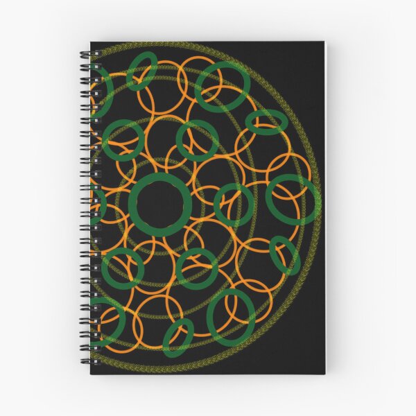 Item preview, Orange and green circles designed and sold by Stefrait-7.