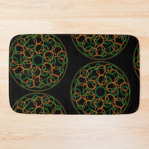Item preview, Orange and green circles designed and sold by Stefrait-7.