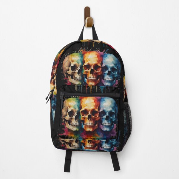 Item preview, Watercolour Skull Head paint Splash effect designed and sold by FocusedArt.