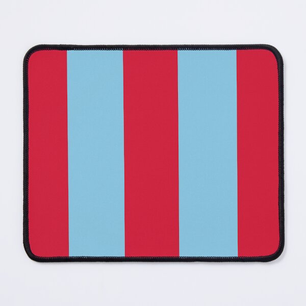 Item preview, Large RED and  BABY BLUE Vertical STRIPES designed and sold by RachelMacht.