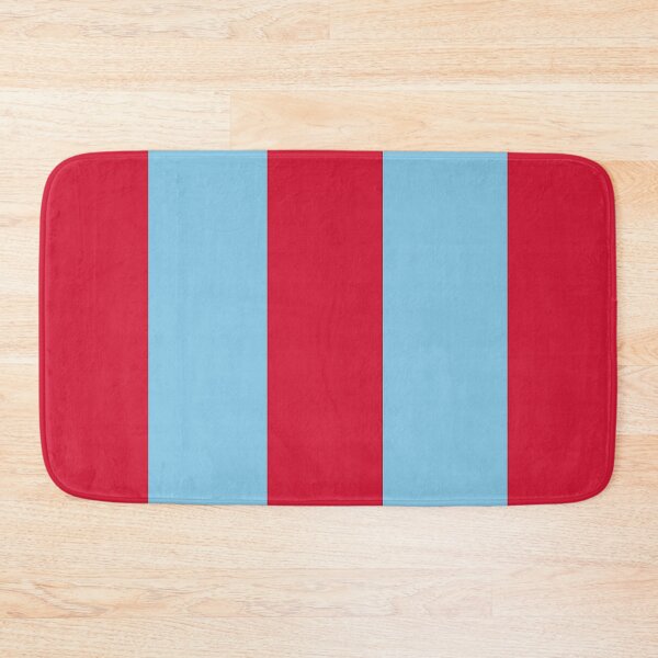 Item preview, Large RED and  BABY BLUE Vertical STRIPES designed and sold by RachelMacht.