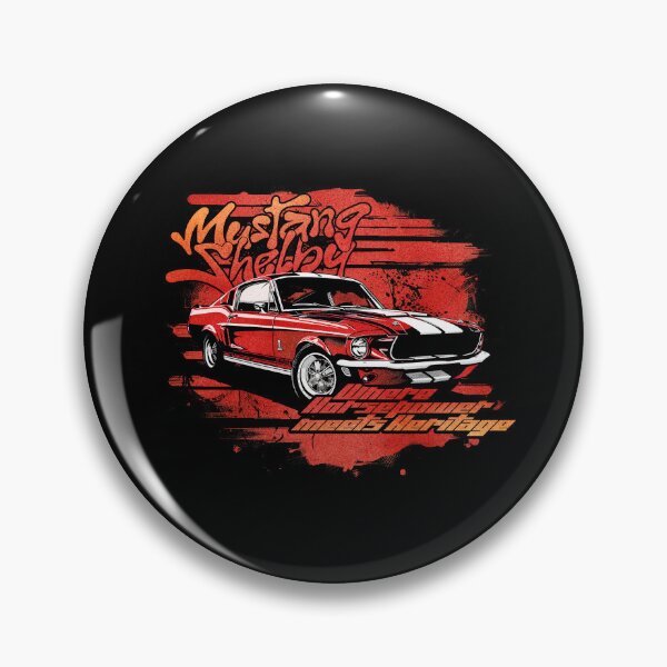 Item preview, Shelby Mustang | Red & White streep | Tshirt designed and sold by Merchbid ..