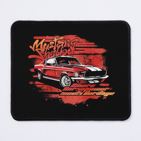 Item preview, Shelby Mustang | Red & White streep | Tshirt designed and sold by Merchbid ..