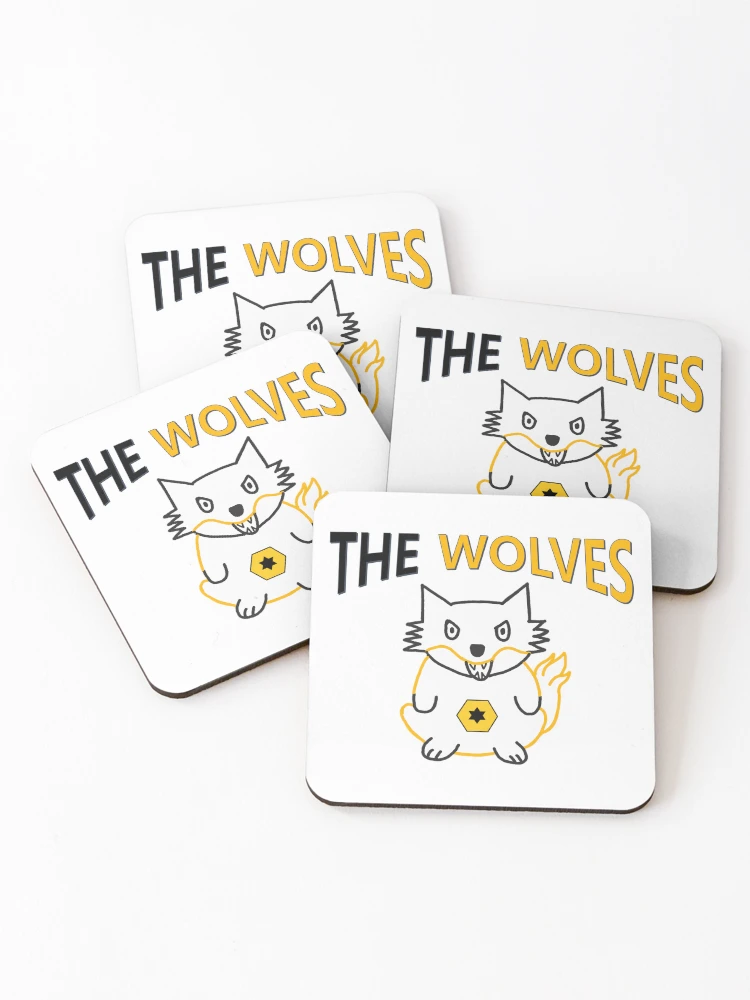 Thumbnail 1 of 5, Coasters (Set of 4), The Wolves designed and sold by 90MOODS.
