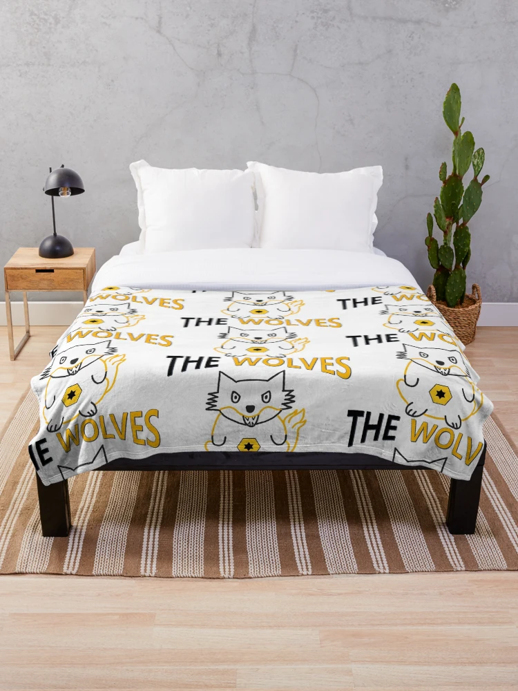 Thumbnail 1 of 6, Throw Blanket, The Wolves designed and sold by 90MOODS.