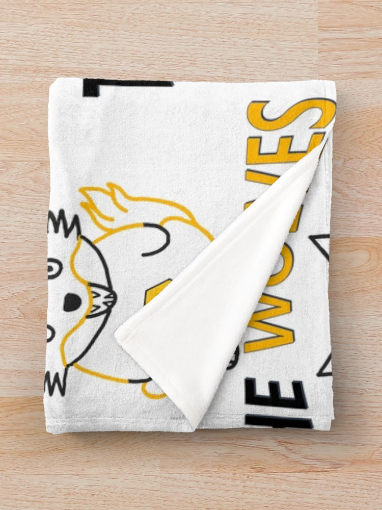 Thumbnail 3 of 6, Throw Blanket, The Wolves designed and sold by 90MOODS.