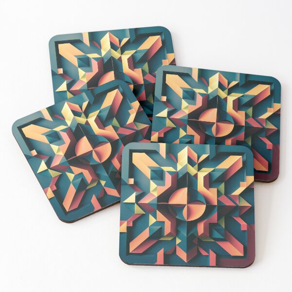 Item preview, Colorful - Blends geometric lines designed and sold by Mahmoud Salah.