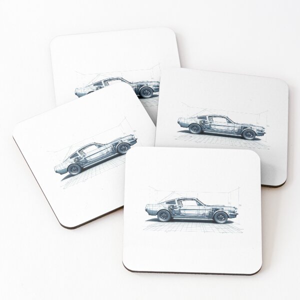 Item preview, Shelby Mustang | Azul y blanco | Camiseta designed and sold by Merchbid ..