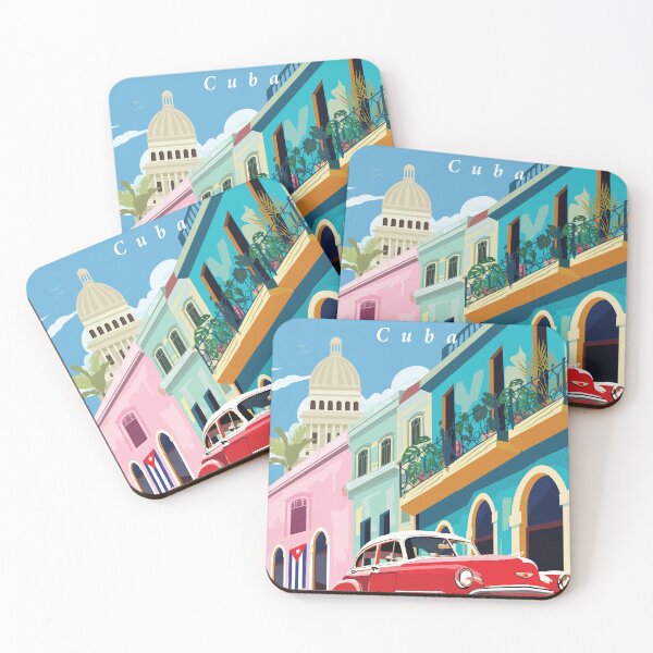 Item preview, Havana cuba travel poster  designed and sold by Arctic frame studio.