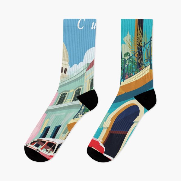 Item preview, Havana cuba travel poster  designed and sold by Arctic frame studio.
