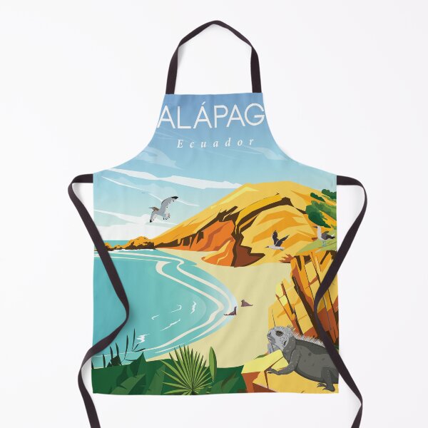 Item preview, Galapagos ecuador travel poster  designed and sold by Arctic frame studio.