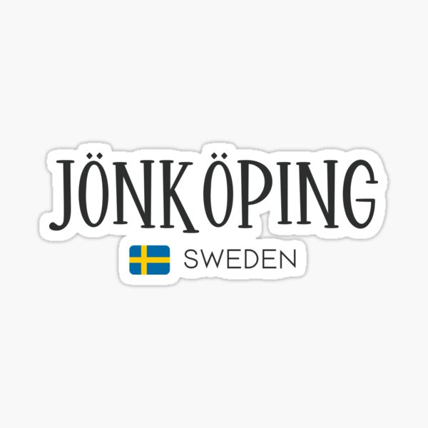 Artikel-Vorschau von Jönköping - Schweden, designt und verkauft von StudioRedKoala.