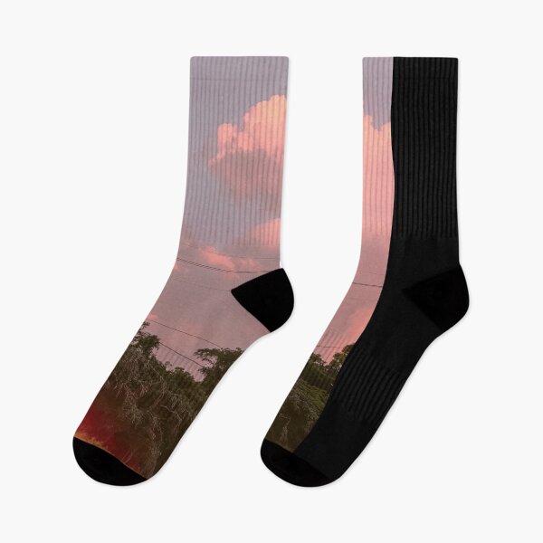 Item preview, Poetic Landscape Photography At Sunset With Illuminated Blanket Amongst Pink Clouds designed and sold by regnumsaturni.