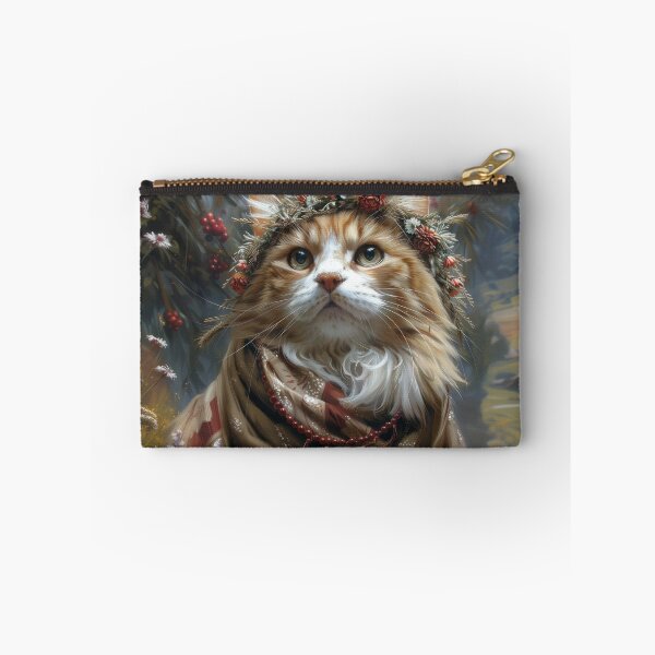 Item preview, Cat Portrait - Red Viburnum designed and sold by aleezon.
