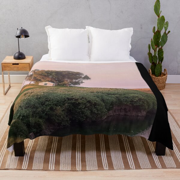 Item preview, Overgrown Island with a Little Cabin - Landscape Photography designed and sold by regnumsaturni.