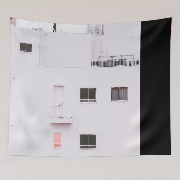 Item preview, Minimalist Architecture Photography with A Single Standout Window designed and sold by regnumsaturni.