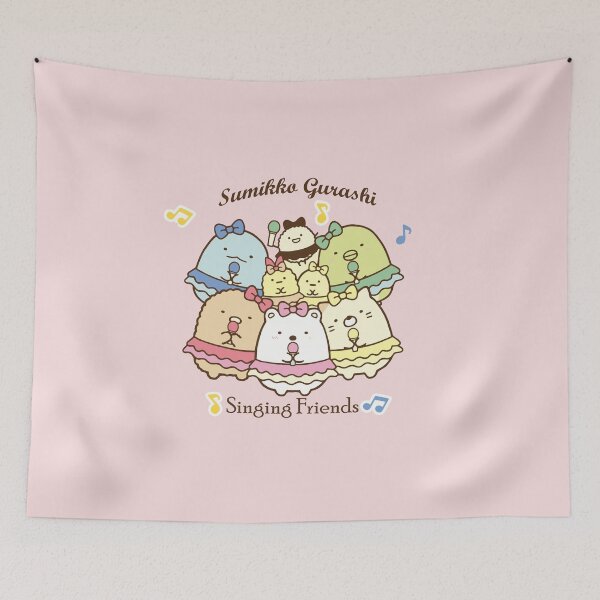 Item preview, Sumikko Gurashi Singing Friends, Adorable Karaoke Night, Cute Character Group Performance designed and sold by FebricFusion.