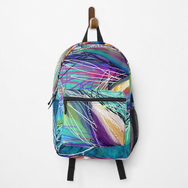 Item preview, Vibrant Abstract Lotus Flower Art - Contemporary Design designed and sold by FeralLaFemme.